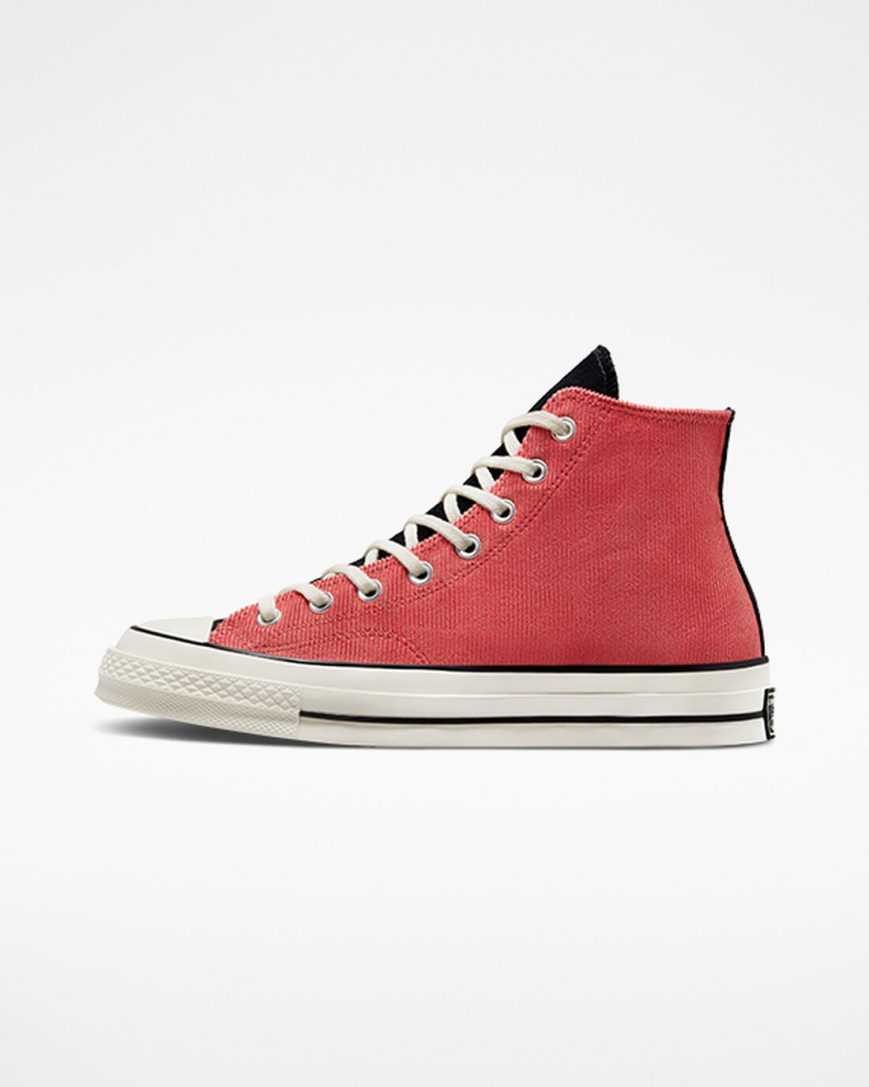 Tenisi Inalti Barbati Converse Chuck 70 Workwear Rosii Negrii | RO Q13TJA289